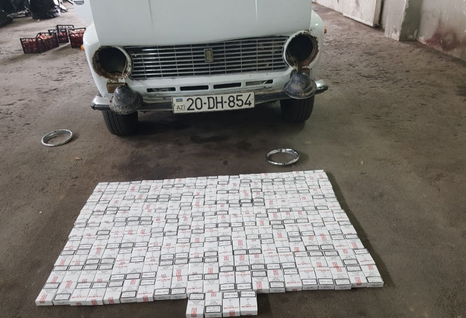 Gömrük nəzarətindən gizlədilən külli miqdarda siqaret aşkarlanıb