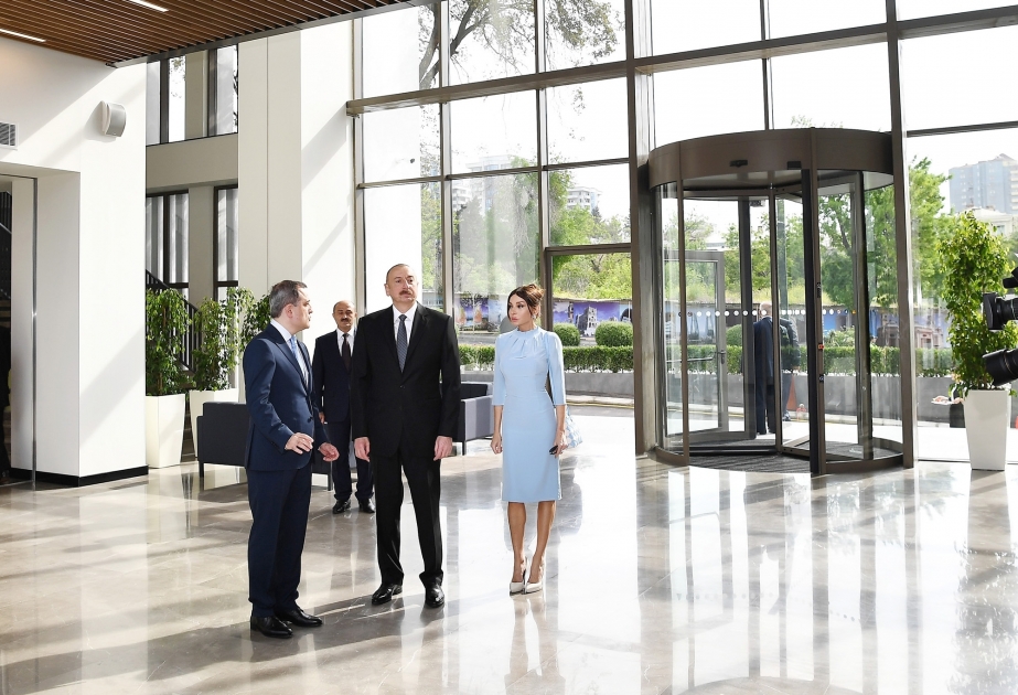 President Ilham Aliyev inaugurated new building of Modern Educational Complex named after Heydar Aliyev in Baku VIDEO