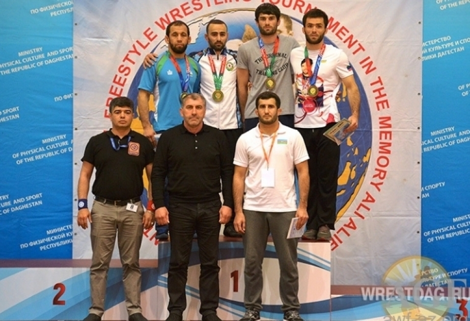 Азербайджанские борцы завоевали три медали на международном турнире