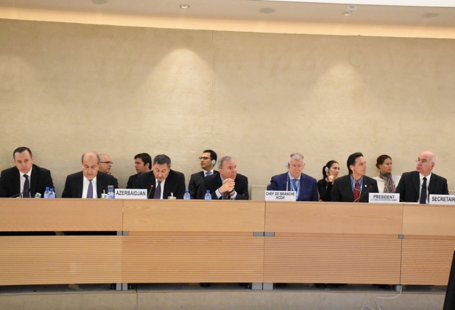 BMT-nin İnsan Hüquqları Şurasının Universal Dövri İcmal mexanizmi çərçivəsində Azərbaycanın 3-cü milli məruzəsi nəzərdən keçirilib