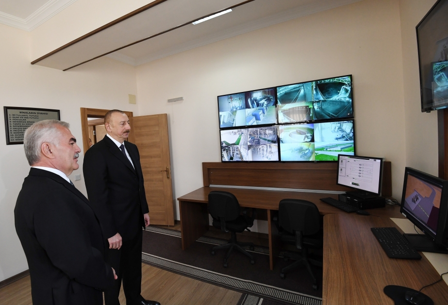 President Ilham Aliyev attended opening of water purification facility complex in Nakhchivan VIDEO