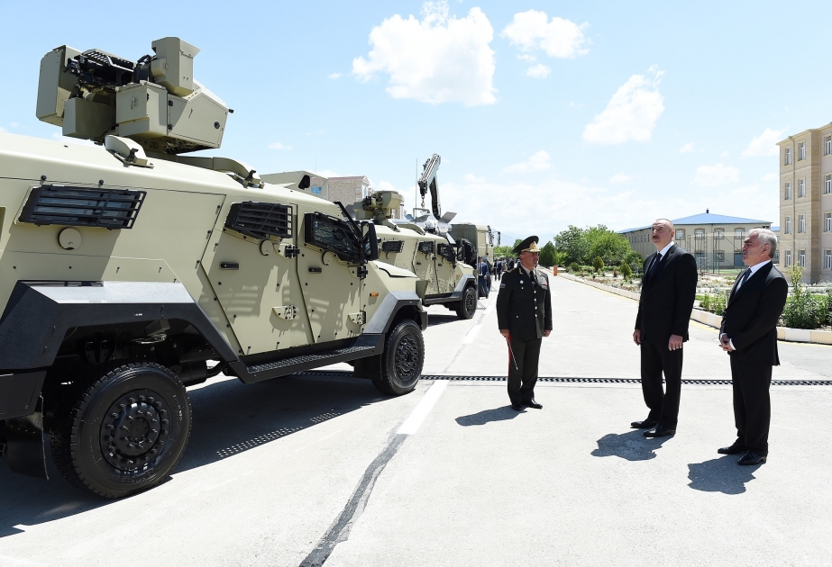 Nachitschewan: Präsident Ilham Aliyev besucht neu geschaffenen Truppenteil VIDEO