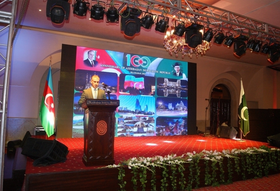 Azərbaycan Xalq Cümhuriyyətinin 100 illik yubileyi İslamabad şəhərində təntənəli şəkildə qeyd olunub  VİDEO