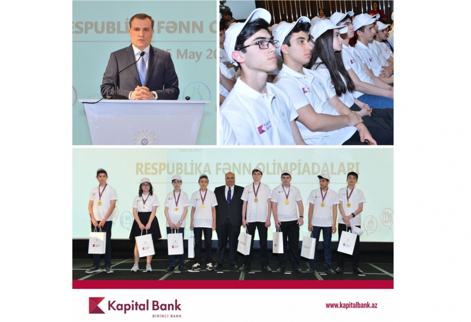 “Kapital Bank”ın dəstəyi ilə keçirilən olimpiadanın qalibləri təltif edilib
