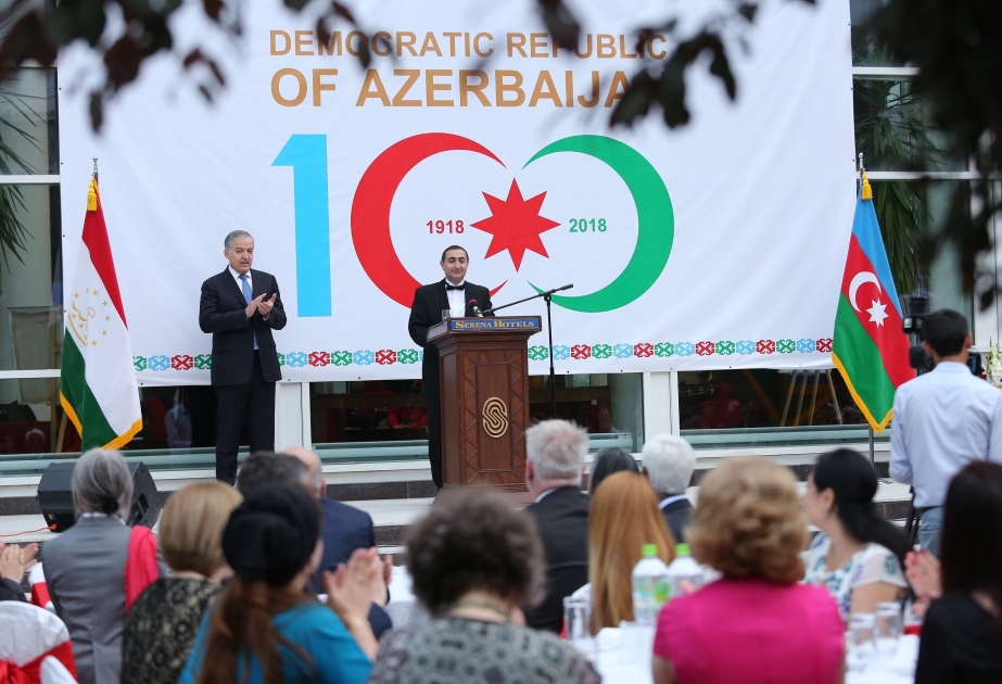 Tacikistanda Azərbaycan Xalq Cümhuriyyətinin yaranmasının 100 illiyi münasibətilə tədbir keçirilib