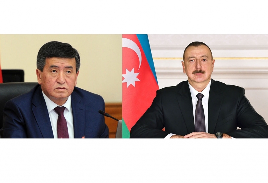 President of Kyrgyz Republic Sooronbai Jeenbekov phoned President Ilham Aliyev