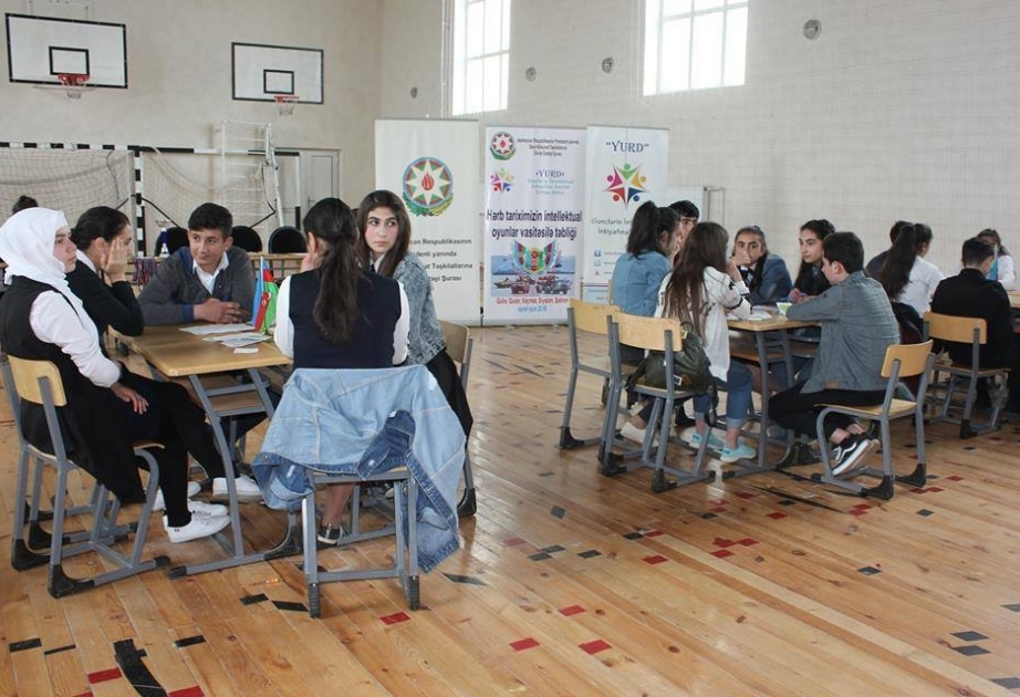 Şabranda intellektual oyun üzrə turnirin qalibləri mükafatlandırılıb