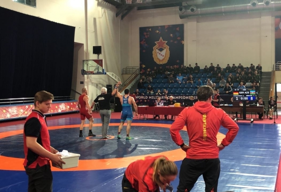 Hərbçi güləşçilərimiz 33-cü dünya çempionatının sonuncu günündə 1 qızıl və 2 bürünc medal qazanıblar VİDEO
