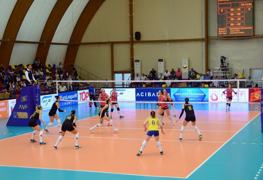 Qadın voleybolçulardan ibarət Azərbaycan millisi Qızıl Avropa Liqasına qələbə ilə başlayıb