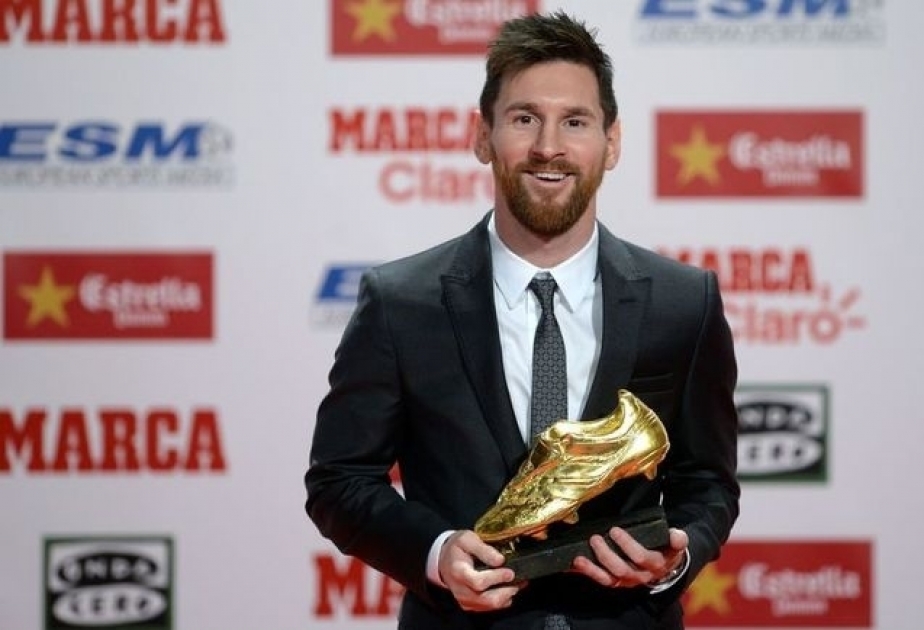 Messi karyerasında beşinci dəfə “Qızıl buts”un sahibi olub