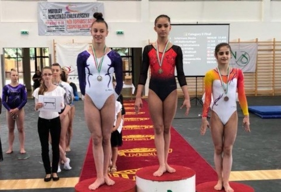 Yeniyetmə gimnastımız Macarıstanda bürünc medal qazanıb
