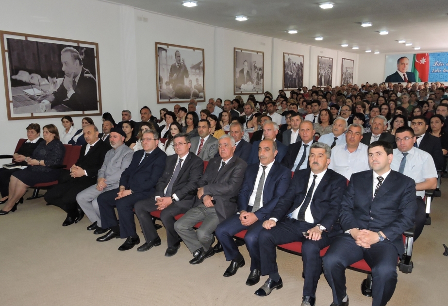 Şəkidə “Azərbaycan Respublikasının Prezidenti İlham Əliyev multikulturalizmin Azərbaycan modeli haqqında” kitabının təqdimatı keçirilib