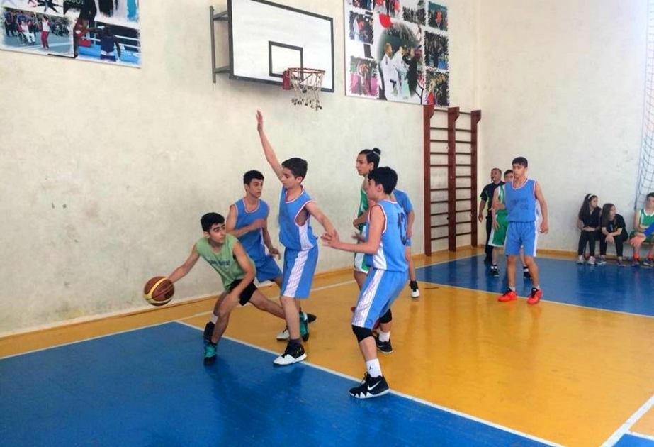 Məktəblilər arasında keçirilən basketbol yarışlarının qalibləri müəyyənləşib