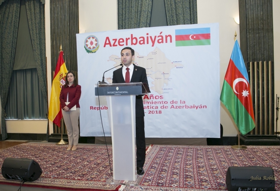 Reception marking Azerbaijan Democratic Republic`s centenary held in Spain