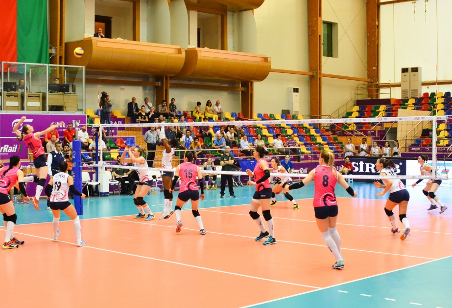 Qadın voleybolçulardan ibarət Azərbaycan millisi Qızıl Avropa Liqasında ikinci qələbəsini qazanıb