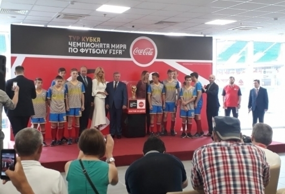 2018-ci il dünya çempionatının kuboku Rostov-Dona gətirilib