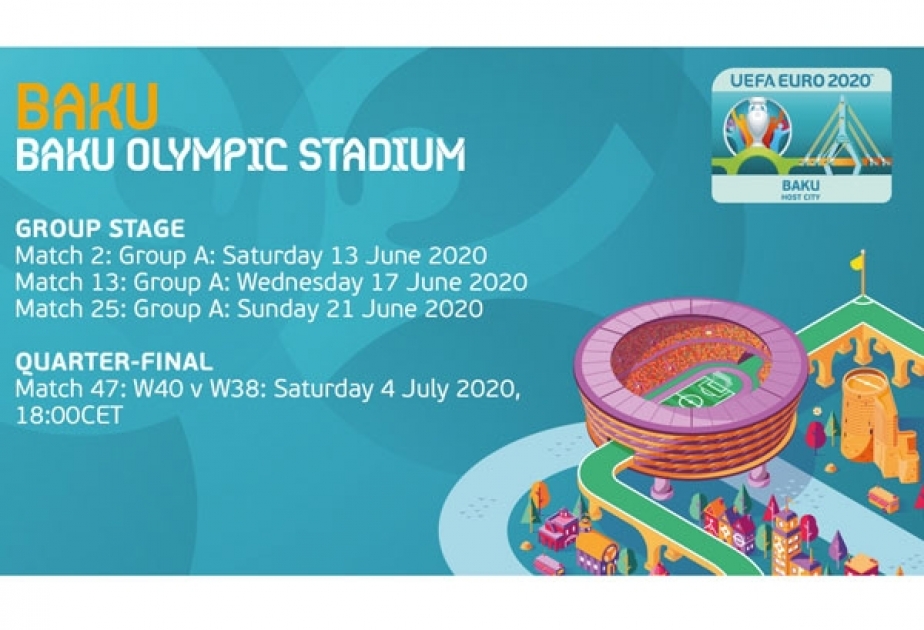 “Avro-2020”: Bakıda keçiriləcək oyunların vaxtı açıqlanıb