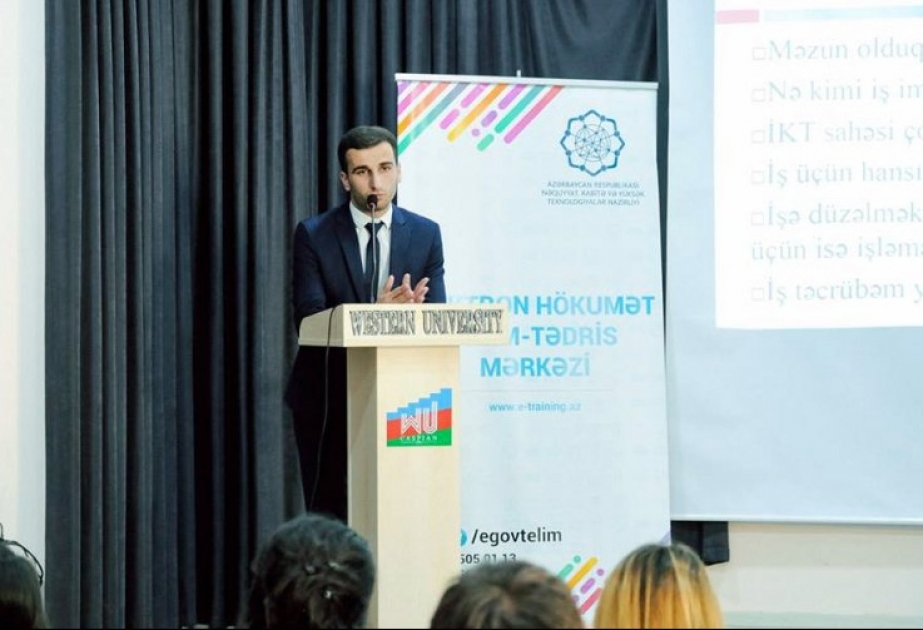 Qərbi Kaspi Universitetində seminar: “İnformasiya texnologiyaları sahəsi üzrə karyera imkanları”