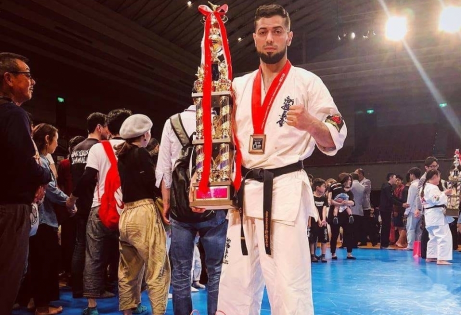 Azerbaijani karate fighter claims bronze in Japan