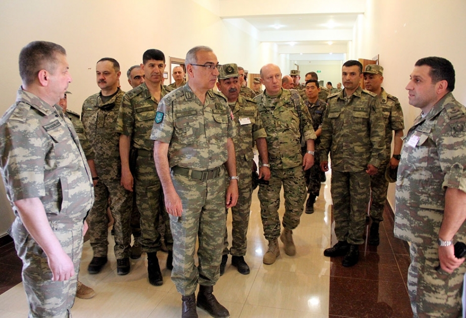 NATO-nun özünü qiymətləndirmə təlimində yüksək səviyyəli qonaqlar günü keçirilib
