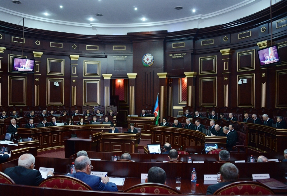 Azərbaycan Respublikası Ali Məhkəməsinin növbəti Plenumu keçirilib