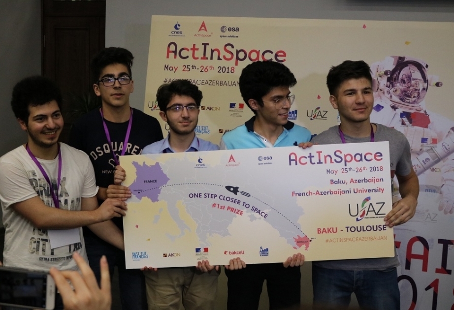 UFAZ-da keçirilən “ActInSpace” beynəlxalq müsabiqəsinin qalibləri məlum olub