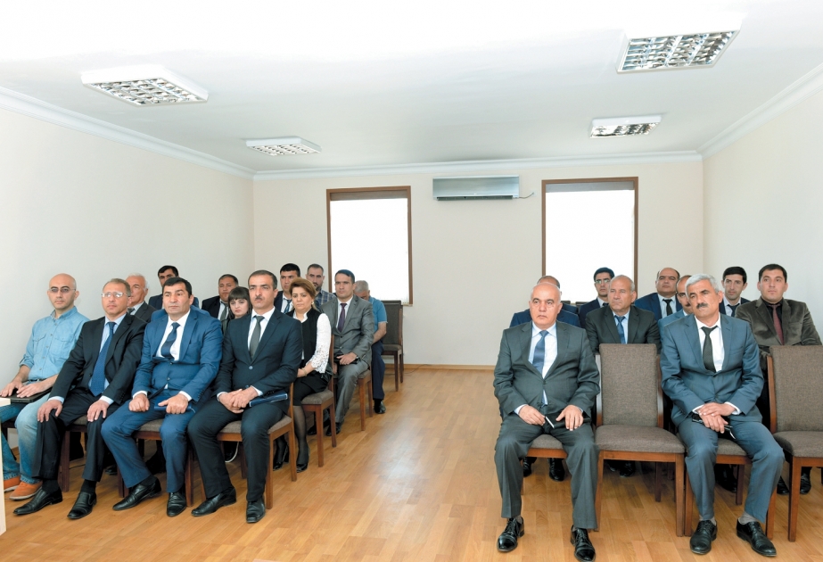Naxçıvanda torpaqların elektron kadastr uçotu informasiya sisteminin proqram təminatı hazırlanır