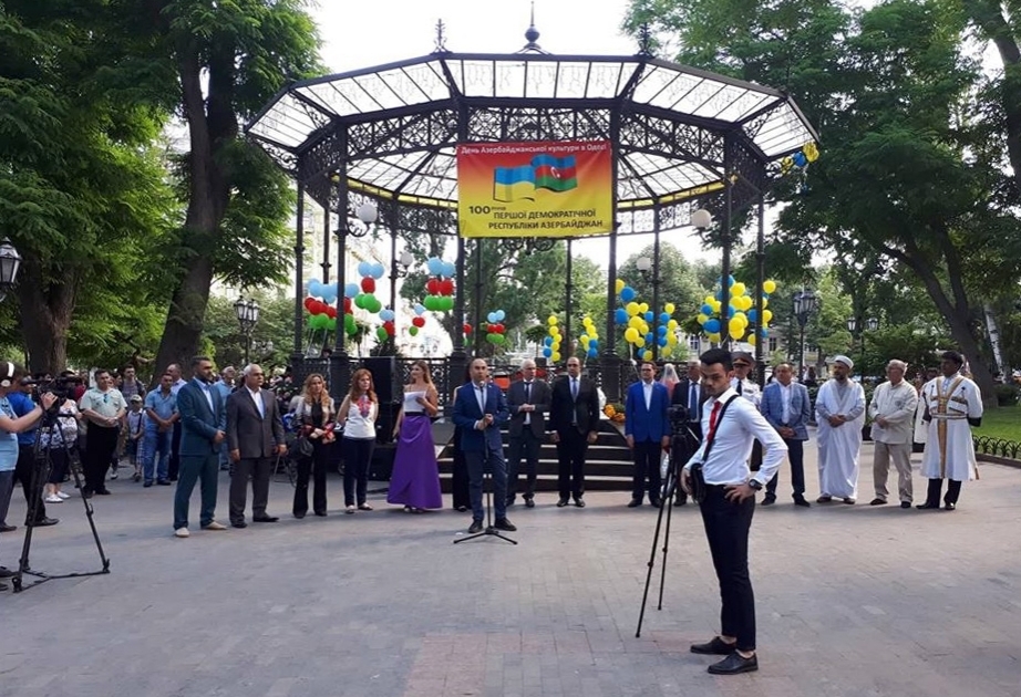 Azərbaycan Xalq Cümhuriyyətinin 100 illiyi Odessada qeyd edilib
