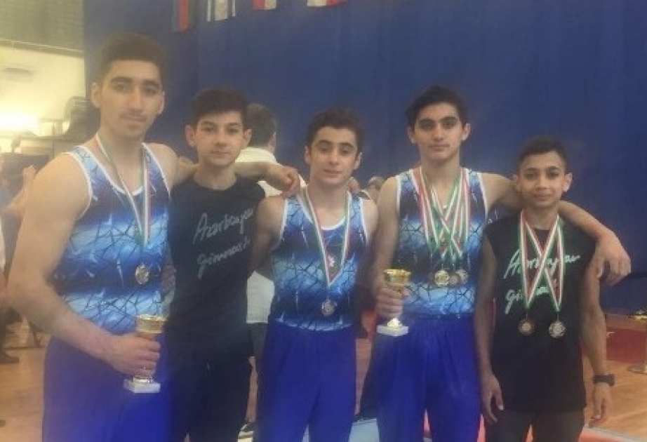 Gimnastlarımız Macarıstandan səkkiz medalla qayıdırlar