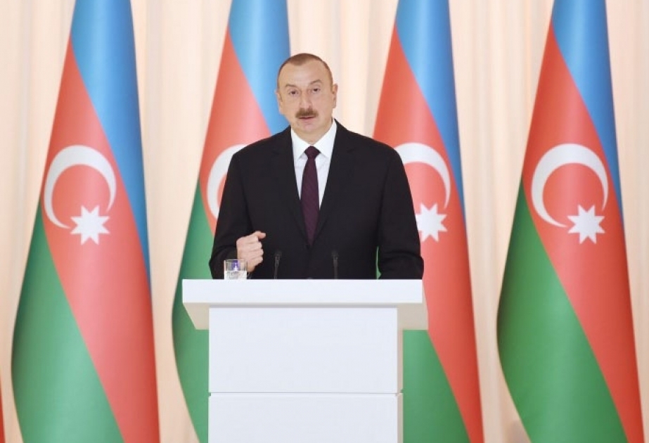 Azərbaycan Prezidenti: Kənardan bizim siyasətimizə təsir etmə imkanları sıfıra bərabərdir
