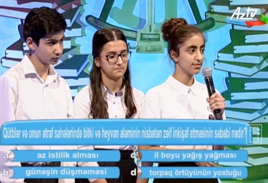 Bakıdakı 115 nömrəli məktəbin komandası “Hazırcavablar” intellektual oyununda qalib gəlib