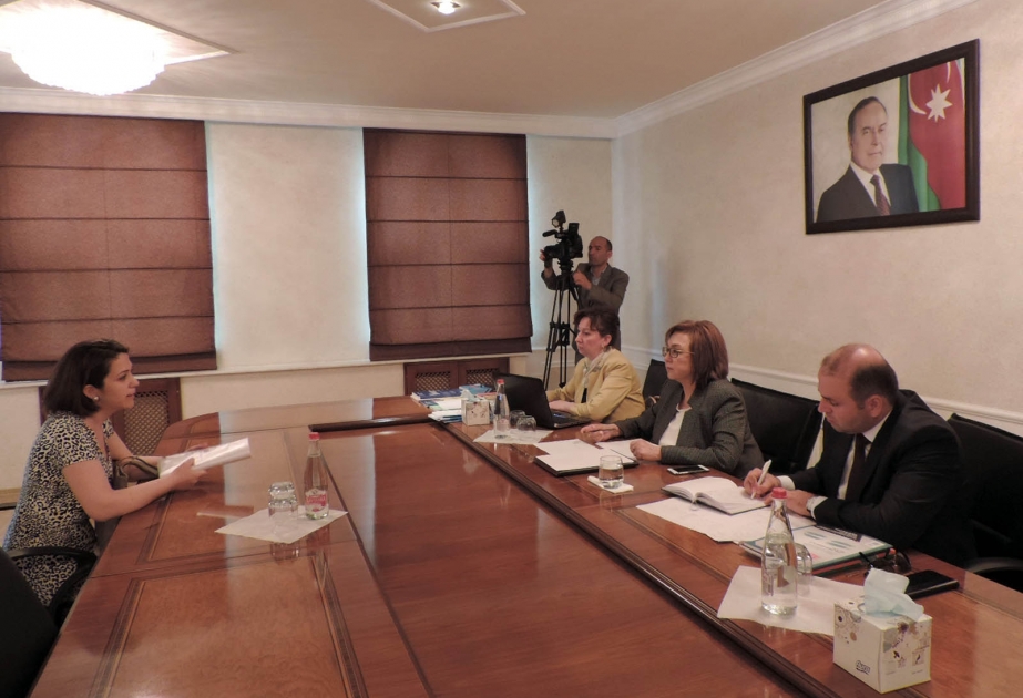 Dövlət İmtahan Mərkəzi Direktorlar Şurasının sədri İsmayıllıda vətəndaşları qəbul edib