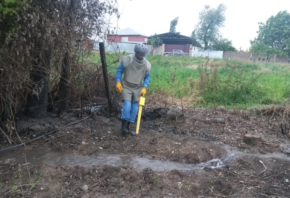 Füzuli rayonunda raket hissəsi aşkarlanıb