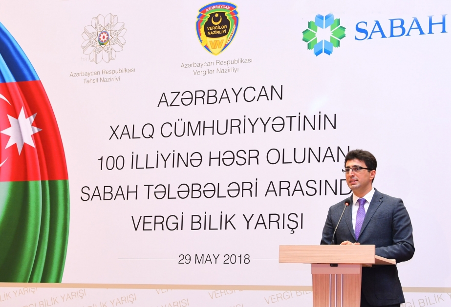 Tələbələr arasında keçirilən “Vergi” bilik yarışının qalibləri mükafatlandırılıb