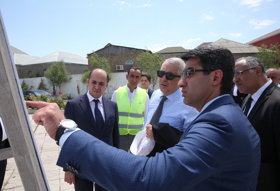 Bakı şəhərətrafı dəmir yolu xəttinin icra vəziyyəti yoxlanılıb