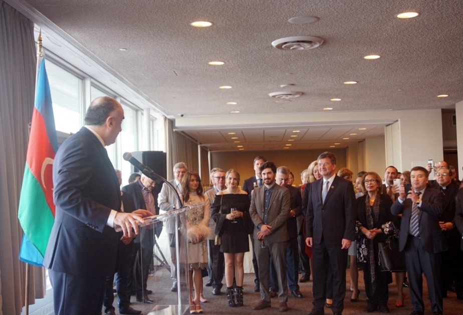 FM Mammadyarov attends events dedicated to 100th anniversary of Azerbaijan Democratic Republic in New York