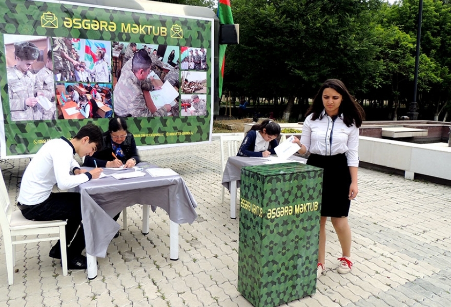 “Əsgərə məktub” layihəsi çərçivəsində növbəti tədbir Samuxda keçirilib