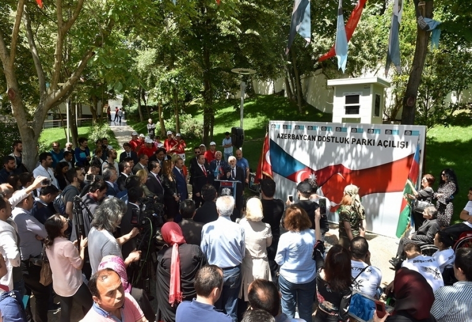 İstanbulda açılışı olan Azərbaycan Dostluq Parkında türkdilli dövlətlərin hər birinin adına ağac əkilib VİDEO