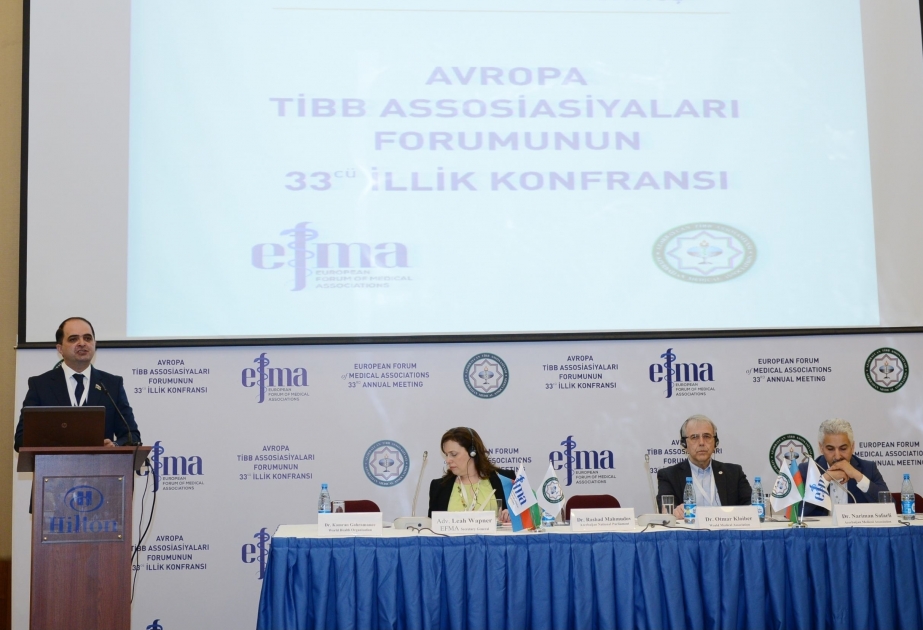 Bakıda Avropa Tibb Assosiasiyaları Forumunun 33-cü illik konfransı keçirilir