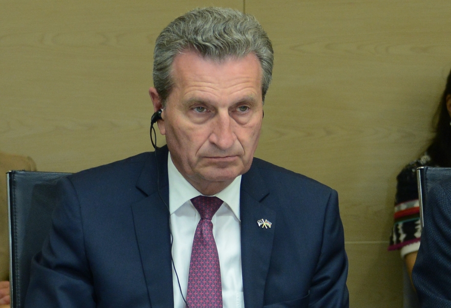 Günter Ottinger: “Azərbaycan və Avropa İttifaqı 2030-cu il üçün yeni enerji proqramını hazırlamalıdırlar"