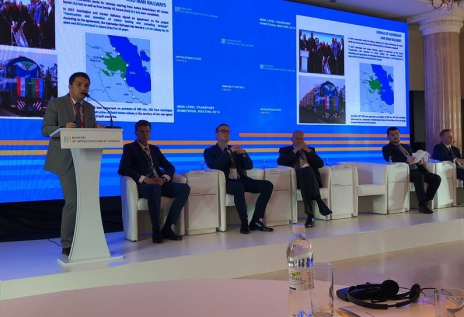 Ukraynada keçirilən Beynəlxalq Logistik Forumda Azərbaycanın nəqliyyat potensialı diqqətə çatdırılıb