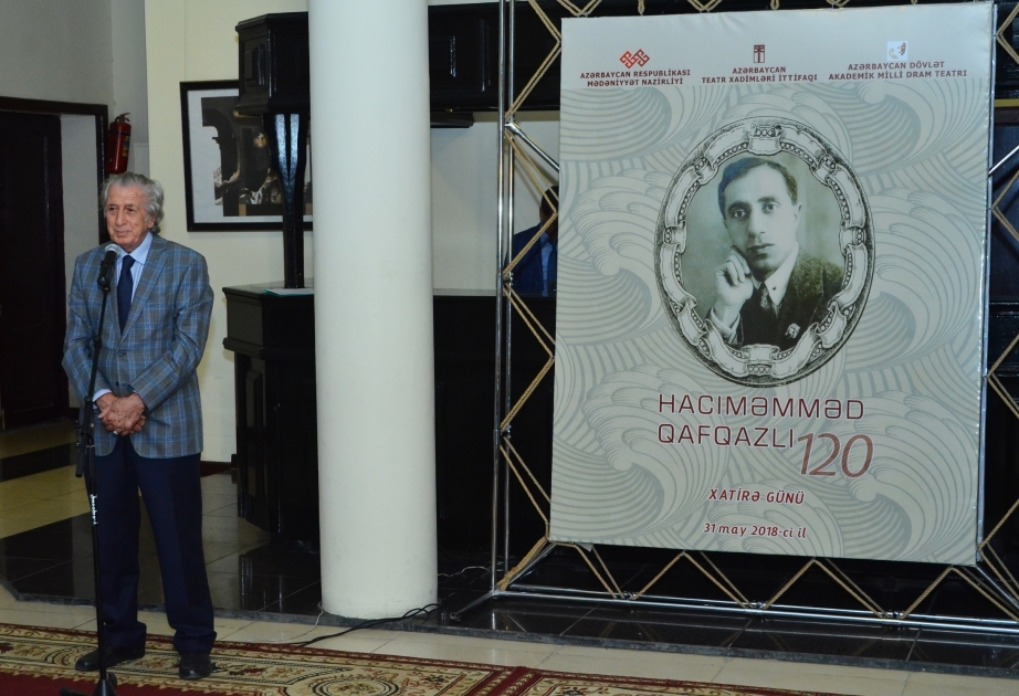 Əməkdar Artist Hacıməmməd Qafqazlının xatirəsi anılıb