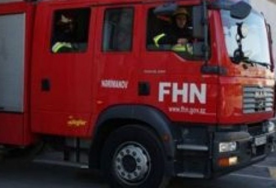 Dövlət Sosial Müdafiə Fondunun binasında baş vermiş yanğın söndürülüb