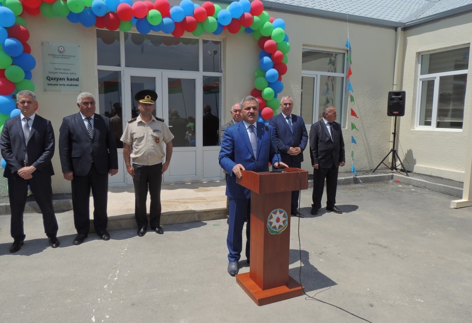 Uşaqların Beynəlxalq Müdafiəsi Günündə Tərtərdə iki məktəb binası istifadəyə verilib