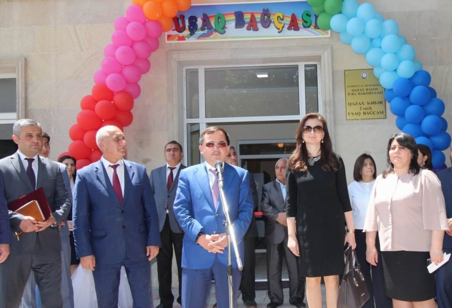 Qazaxda uşaq bağçası əsaslı təmirdən sonra istifadəyə verilib
