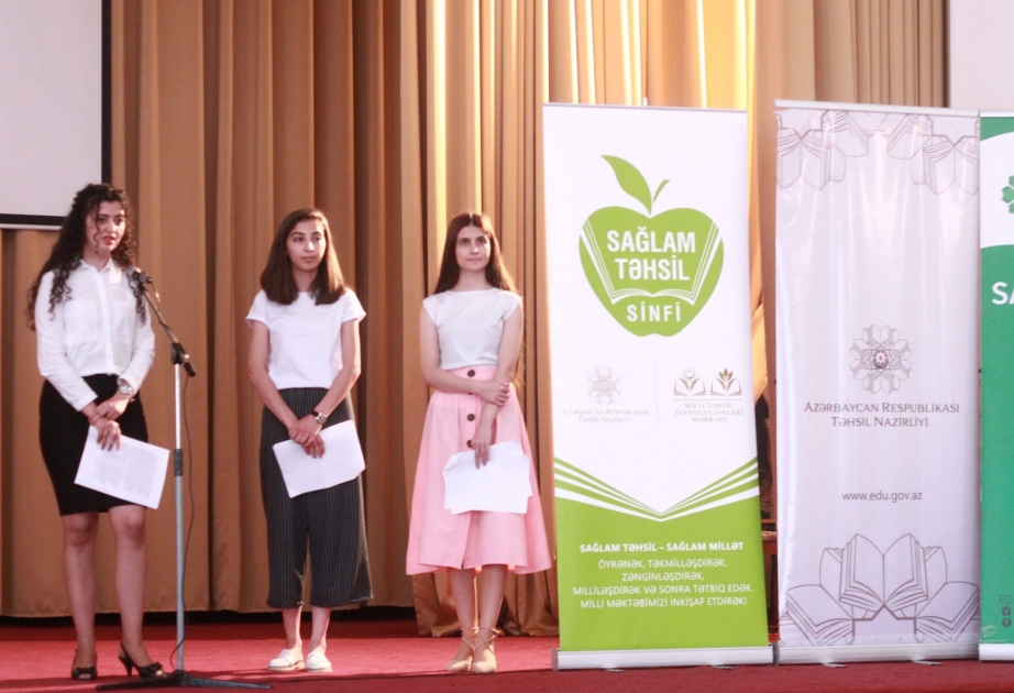 “SABAH” tələbələri “Sağlam təhsil” siniflərində pedaqoji təcrübə keçiblər