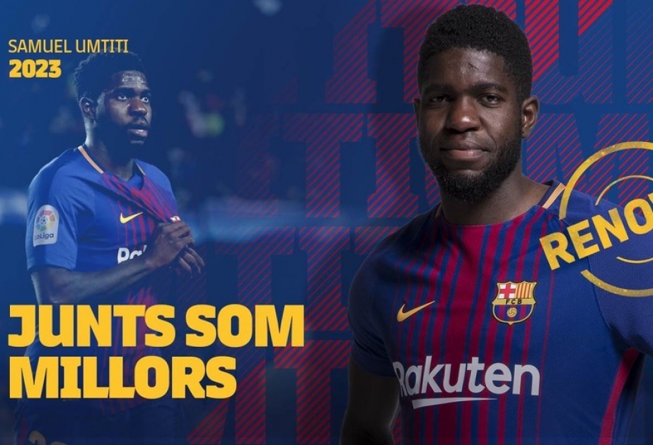“Barselona” Samuel Umtiti ilə müqaviləni uzadıb
