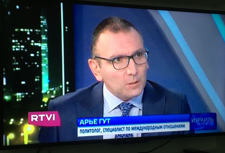 Израильский эксперт А.Гут на международном канале RTVI в пух и прах разнес армянского представителя