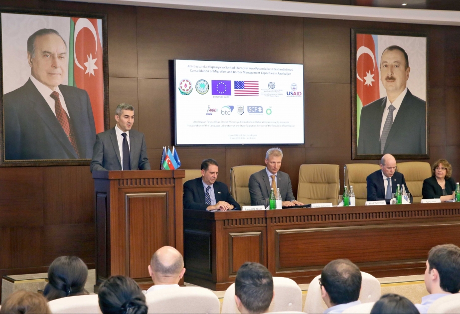 Dövlət Miqrasiya Xidmətində yeni yaradılmış dil laboratoriyasının açılışı olub