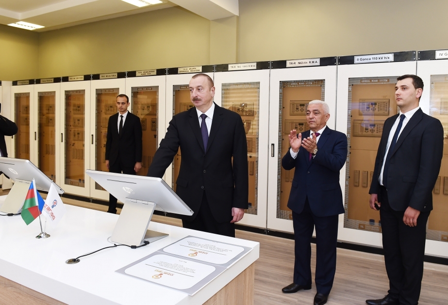 President Ilham Aliyev inaugurated Dalimammadli substation in Goranboy VIDEO